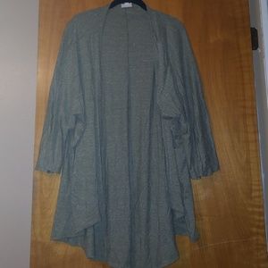 Heather gray kimono sweater